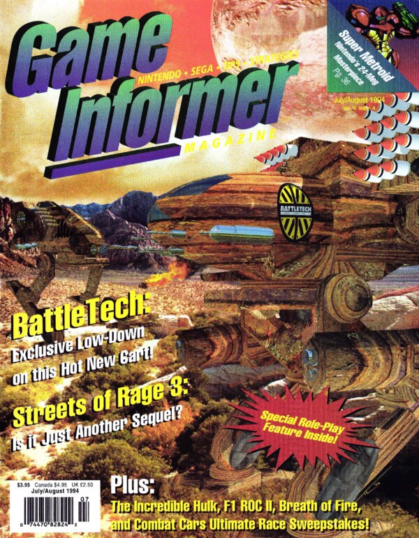 Game Informer Issue 18 (September October 1994) cover